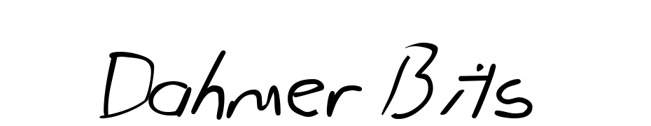Dahmer Bits Font Download Free